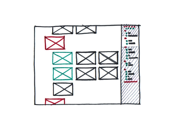 Brainstorming sketch of a mini viewer expanded to assist in navigation